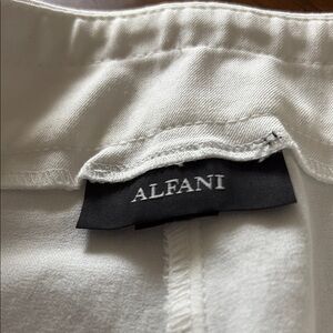 Alfani Elegant White Trousers